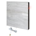 thumbnail image 1 of Calefactor de Panel Marble 380w CalorSolar 332CaSol Blanco con betas grises y cafés, 1 of 9