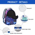 thumbnail image 4 of Sports Baseball Students Backpack Durable Student School Bag with Football, Soccer, Basketball Print, Adjustable Straps, Perfect for Training and Competition, 4 of 6