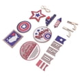 thumbnail image 2 of Independence Day Wooden Decoration, Good In Shape Tray Wooden Ornament  For Gift Making Type 8, 2 of 8