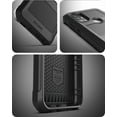 thumbnail image 3 of Encased FalconShield for Moto G Power 2022 Case with Screen Protector Built-in Protective Full Body Phone Cover (Black), 3 of 8