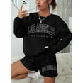 thumbnail image 3 of Sudadera con capucha con estampado de la costa occidental de California para mujer, jersey de manga larga con cuello redondo, ropa deportiva de tendencia coreana, 3 of 4