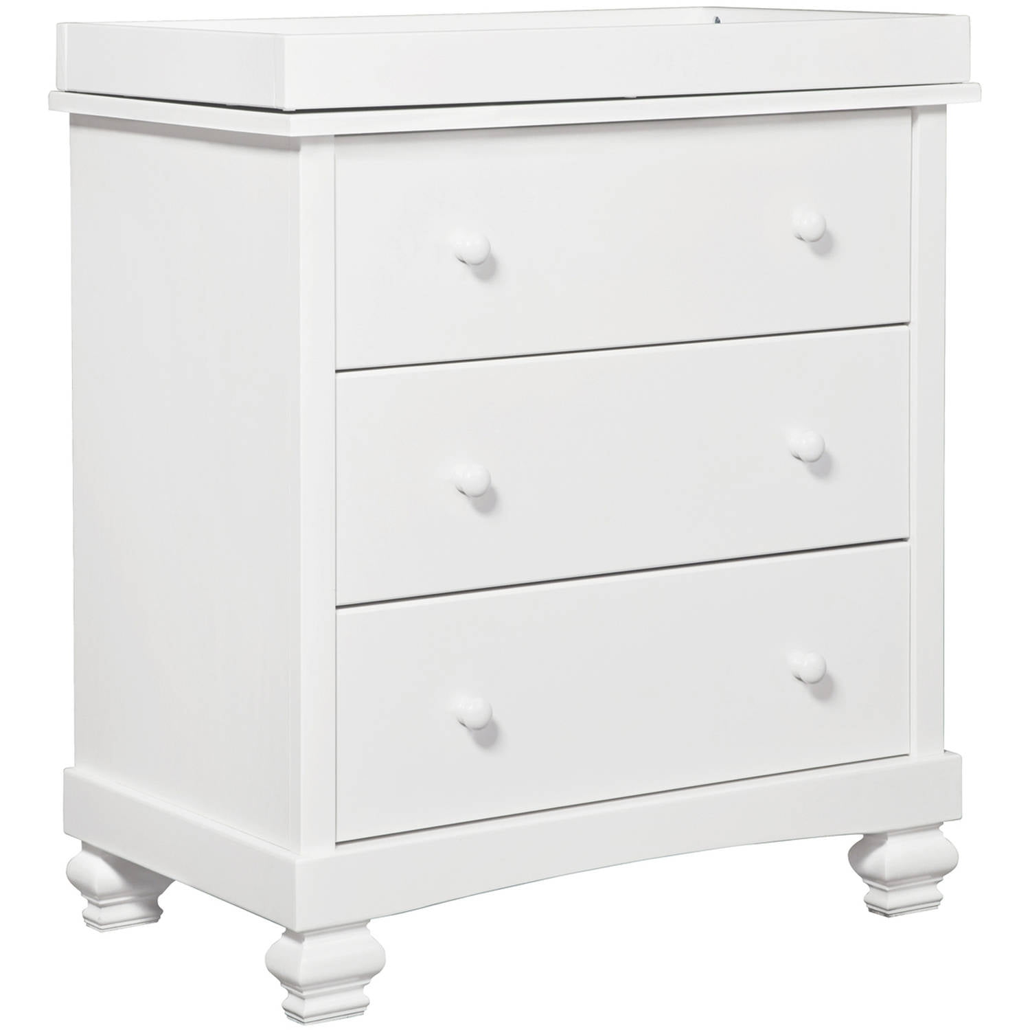 Clover 3Drawer Changer Dresser w/Removable Changing Tray, Choose Your Finish
