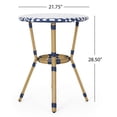 thumbnail image 6 of White+Blue, Classic Curvaceous Design - Lightweight Aluminum Frame - Outdoor Living Area / Enjoy a Relaxed Bistro Atmosphere at Home, 6 of 6