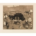 thumbnail image 2 of Edvard Munch 23x20 Gold Ornate Framed and Double Matted Museum Art Print Titled - The Corpse Car. Potsdamer Platz (1902), 2 of 4