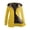Yellow coats for women, variant on Womens Winter Coats With Hood Fashion Womens Warm Faux Coat Jacket Winter Leopard Long Sleeve Outerwear