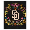 thumbnail image 4 of Men's New Era Black San Diego Padres D-a de los Muertos Brushed Fleece Hoodie, 4 of 6