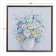 thumbnail image 3 of 24" x 24" Bouquet Floral Framed Wall Art with Gold Frame, by DecMode, 3 of 8