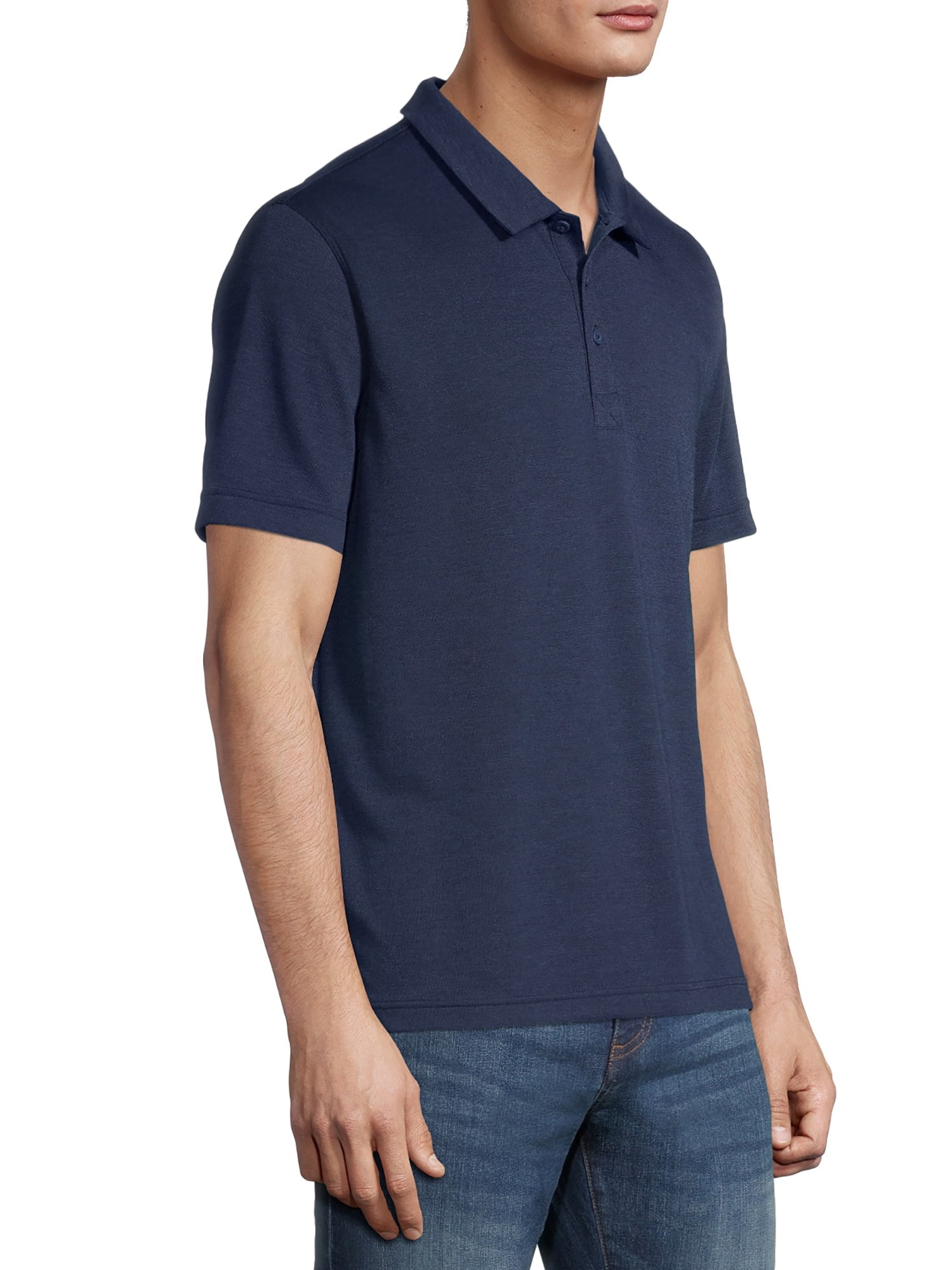Polyester polo shirts walmart Clearance