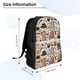 thumbnail image 4 of Fotbe Vintage Coffee Mochila de Viaje para Laptop, Mochila Ejecutiva Delgada y Resistente 15.6", 4 of 8