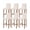 Brown, variant on Beige Brown Wooden Grain Bar Stool Covers Set of 6, Modern Vintage Wooden Texture Stretch Washable Bar Chair Covers with Backs, Removable Pub Counter Height Chair Cover for Kitchen Dining Room Cafe