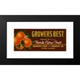 thumbnail image 2 of Anonymous 14x8 Black Modern Framed Museum Art Print Titled - Grower's Best Brand Citrus Label (1930-1950), 2 of 5