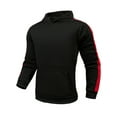 thumbnail image 3 of Innerwin Gym Sets 2 Pcs Mens Loungewear Running Two Pieces Drawstring Trousers With Pockets Homewear Black L, 3 of 7