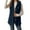 C#Navy470126, variant on CAIVO Women Reversible Hooded Zip Front Cardigan Vest Soft Jacket Sleeveless Solid Color Coats For Fall Winter Casual Outerwear Tops Comfort Wear