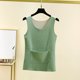 thumbnail image 1 of Ropa interior térmica para mujer, blusa de poliéster de color liso de terciopelo de doble cara, cálida, sin costuras, cuello redondo, talla grande, 1 of 3
