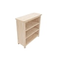 thumbnail image 3 of Greener Valley Bookshelf BT301WP Rustic/Lodge Solid Wood 3-Shelf 1-Pack 35.2" x 13.3" x 35.4", 3 of 6