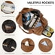 thumbnail image 4 of Bolso de fin de semana Wogarl de piel sintética para mujer y hombre con calzado Comp, 4 of 7
