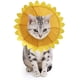 thumbnail image 1 of Collares para perros y gatos, protección antimordeduras, ajustable, cómodo collar de recuperación de cono para perros y gatos con adorable patrón de girasol amarillo S, 1 of 5