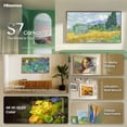 thumbnail image 4 of Hisense 55" S7 CanvasTV 4K Hi - QLED UHD Google Smart Art TV (55S7SG, 2026 New) - 144Hz, Art Mode, Anti-Glare Panel, Dolby Vision HDR, Hi-Matte Display, Frame & UltraSlim Wall Mount Included, 4 of 15