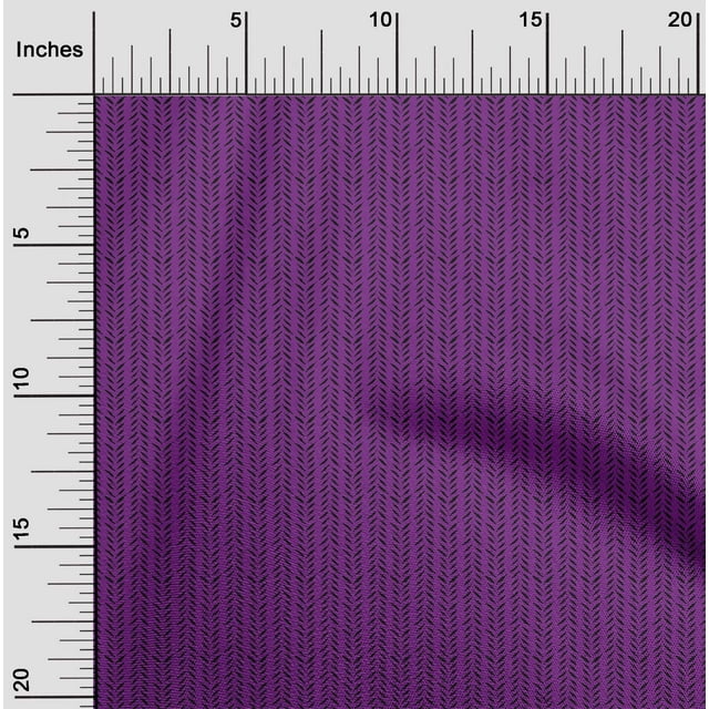 oneOone Viscose Chiffon Fabric Leaves Block Printed Fabric 1 Yard 42 Inch Wide