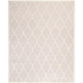thumbnail image 2 of SAFAVIEH Cambridge Kevin Geometric Wool Area Rug, Light Pink/Ivory, 10' x 14', 2 of 7