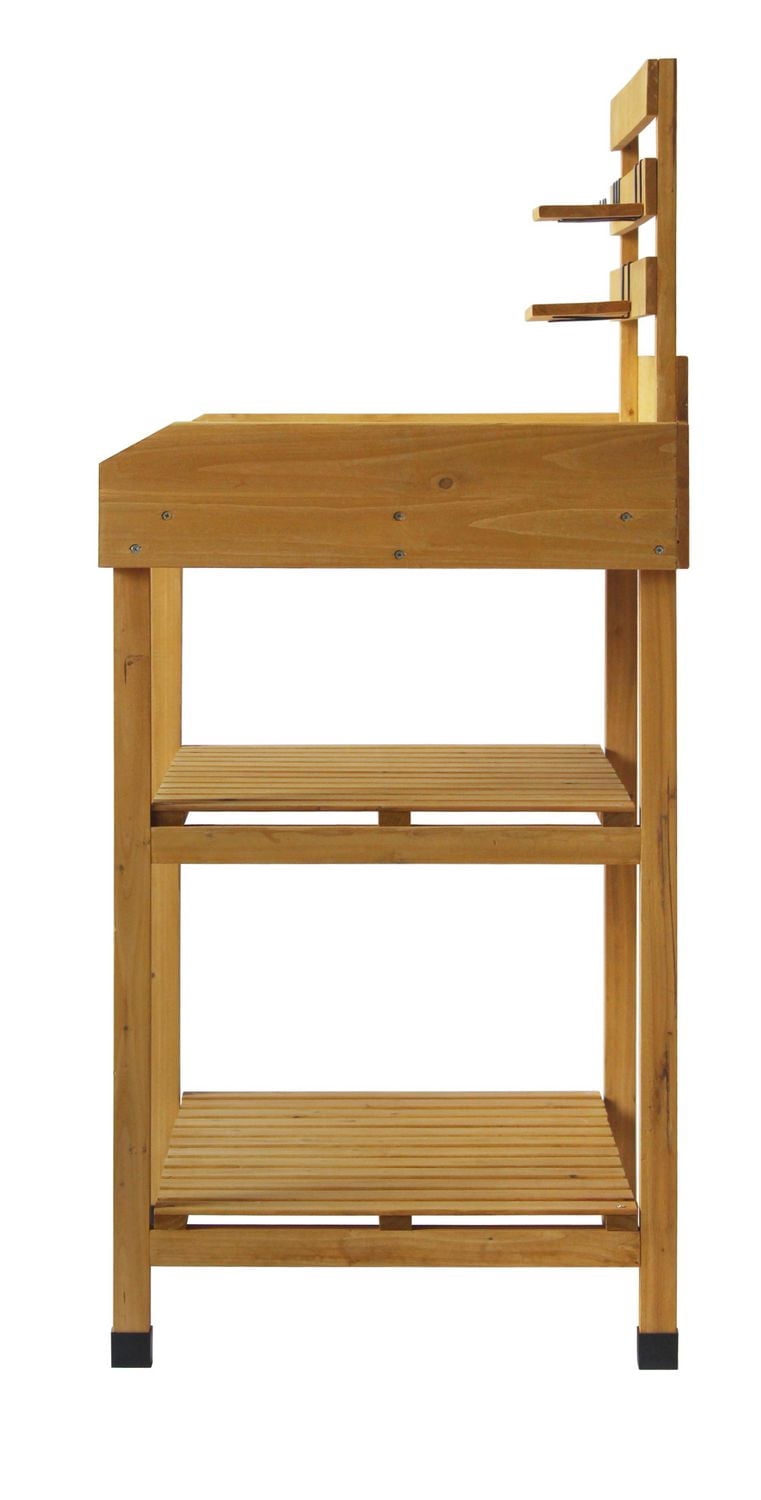 VegTrug Potting Table with Stainless Steel Top