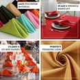 Efavormart 25 Pack | Olive Green Seamless Cloth Dinner Napkins, Wrinkle ...