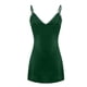 thumbnail image 4 of señoras sexy encaje patchwork slip vestido camisón arco ropa interior verde / 4xl, 4 of 8