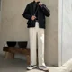 thumbnail image 3 of Pantalones de verano elásticos para hombre, holgados, rectos, elásticos, para traje de hombre, de tela nueva, de alta calidad, chinos, baratos, clásicos, 2024, 3 of 5