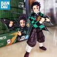 thumbnail image 2 of Original Bandai Demon Slayer S.H.Figuarts Kamado Tanjirou Pvc Action Figure Collection Toys Model Doll Toys Birthday Gifts, 2 of 5