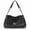 Black, variant on REMANLAND Women's Denim Shoulder Bag with Chain Strap and Turn-Lock Flap, Blue
