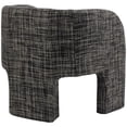 thumbnail image 6 of Meridian Furniture Sawyer Black Weaved Fabric Accent Chair, 6 of 8