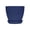 Blue, variant on Thickened Plastic Plant Pot with Drainage Tray, Breathable Flower Pot for Succulents & Indoor Outdoor Plants 11×11×9.8cm(Blue)
