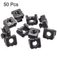 thumbnail image 3 of Unique Bargains Snap-in Cage Nuts - M6 x 1mm Carbon Steel Metric Nut for Server Shelve Cabinet 50 pcs, 3 of 5