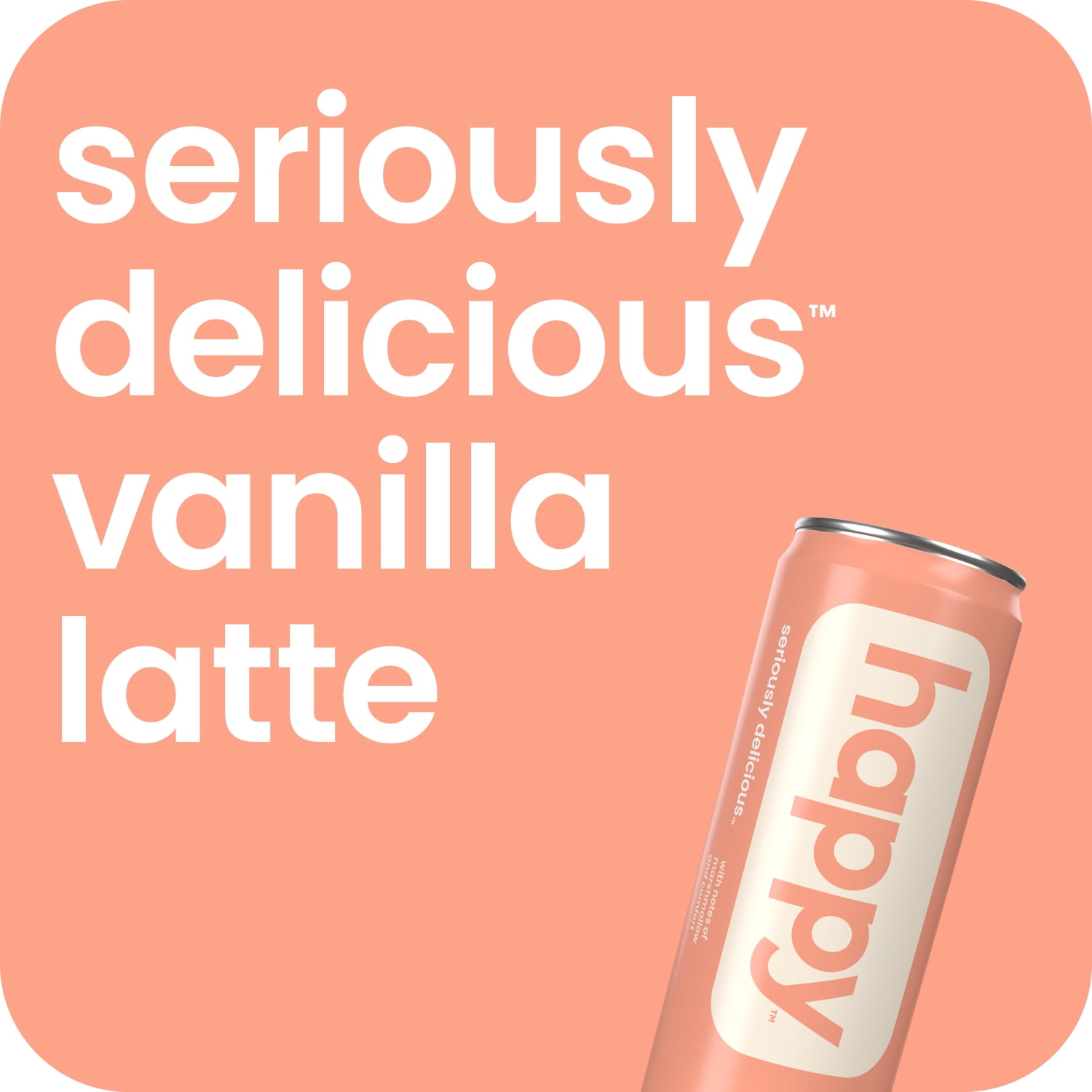 (6 pack) happy Vanilla Latte 11oz Ready-to-Drink