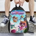 thumbnail image 5 of Super Kitties Backpack Bookbag Casual Daypack Travel Backpacks for Work Hiking Camping, 5 of 7