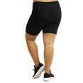 thumbnail image 3 of Popular Plus Size Women's Cotton Bike Shorts, Mid-Thigh, Sizes 1X to 5X, 3 of 3