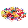 thumbnail image 1 of 100 piezas broche de langosta 35x20 mm lindo llavero broches de cadena accesorios para monedero joyería colorida de plástico para collar, 1 of 9