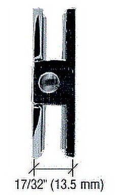 CRL UC66BN Brushed Nickel Junior Traditional Style Fixed Panel U-Clamp
