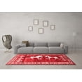 thumbnail image 3 of Ahgly Company Indoor Round Persian Red Traditional Area Rugs, 4' Round, 3 of 4