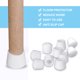 thumbnail image 5 of Protector de patas de muebles, tapa de extremo de pierna de goma, reduce el ruido y previene rayones, diámetro interno de 32 mm (1 1/4") - 14 piezas, 5 of 7