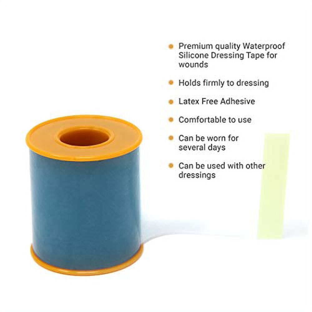 safe n' simple case of waterproof silicone tape, 2 inch x 15 feet, 6 count
