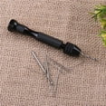 thumbnail image 4 of Ergonomic Hand Twist Drill Adjustable Hand Drill Bits With Drill Heads Portable Mini Twist Drill Bits Stainless Precision Hand Drill for Indoor Home Woodworking, 4 of 9