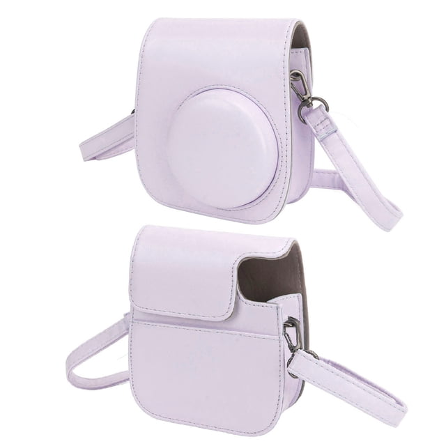 Protective Camera Case, Instant Camera Protective Bag PU Case, with Album Filters Colorful Hanging Frames Stickers
