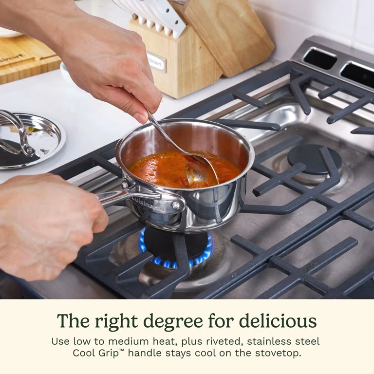 Cuisinart Chef's Classic 1-Quart Stainless Steel Saucepan photo 3