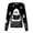 Black #25, variant on Halloween Scrub Tops for Women Pumpkin Witch Hat Button Down Spooky Medical Scrubs Skull Castle Funny Long Sleeve Medical Uniform, S