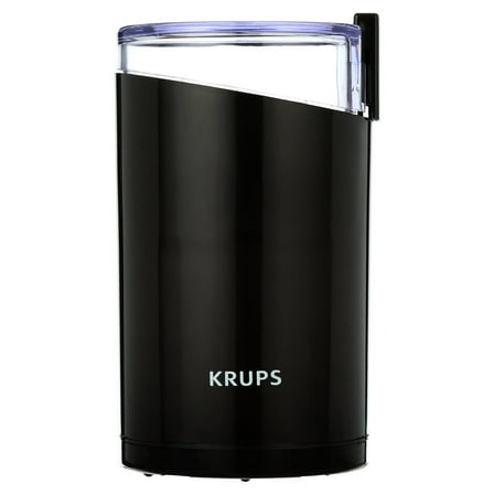 KRUPS Fast Touch Electric Coffee and Spice Grinder With Stainless Steel Blades, Black