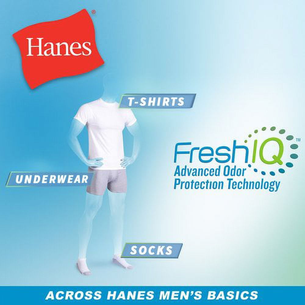 Hanes Men's X-Temp Comfort Cool Ankle Socks 6-Pack