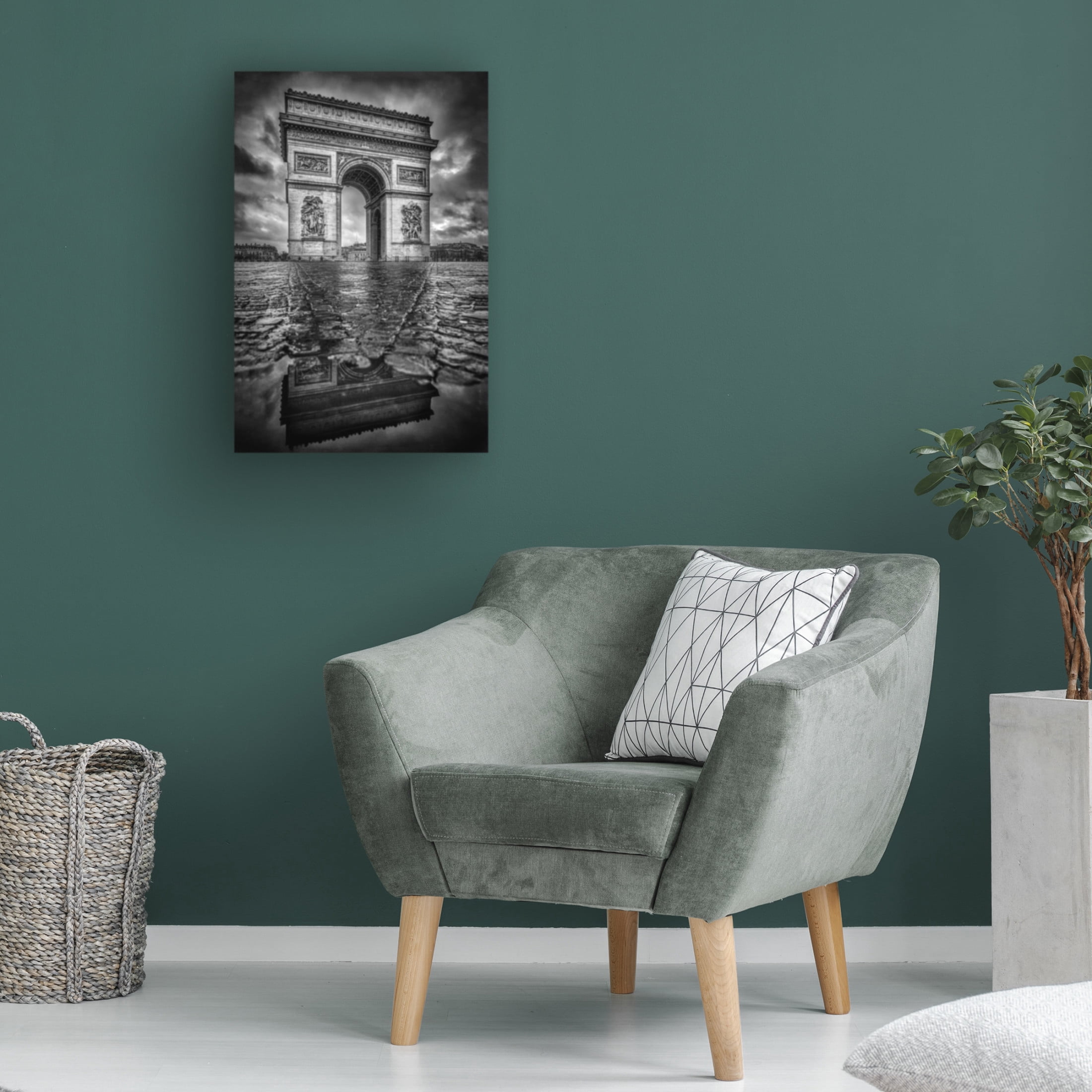 Trademark Fine Art Adrian Lazare Dark Morning Canvas Wall Art