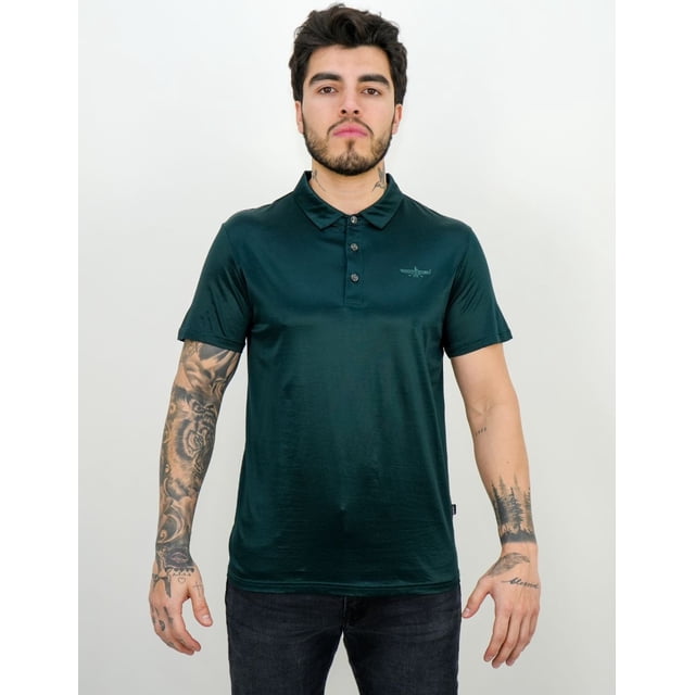 Playera Lisa Barabas Tipo Polo Corte Slim Fit