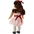 thumbnail image 2 of American Girl - Beforever Samantha Parkington 18" High Quality Doll and Paperback Book Manners and Mischief, loved by childrens, sparkling brown eyes, glossy brown curls, pink dress, hem and coll etc., 2 of 4